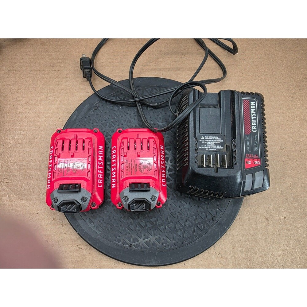 Craftsman CMCB202 V20 2Ah And CMCB200 Charger Lithium Ion Battery Genuine OEM